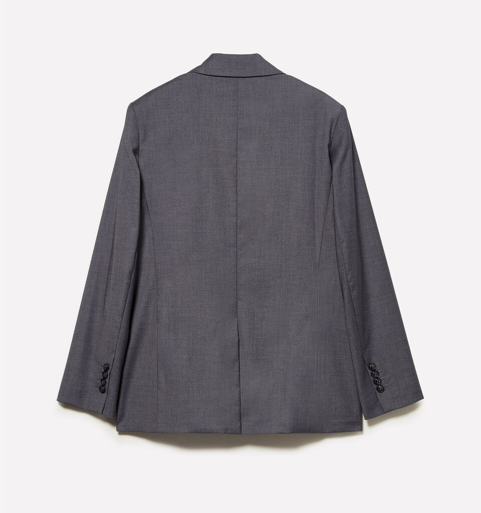 Μπλέιζερ γκρι με ζώνη - μπλέιζερ γυναικεία - Σκουρο Γκρι | Sisley image number 6